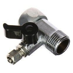Гейзер вентель 1/2"х3/8" для подключения фильтров 