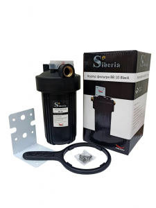 Корпус фильтра 10BB black, 1", Siberia