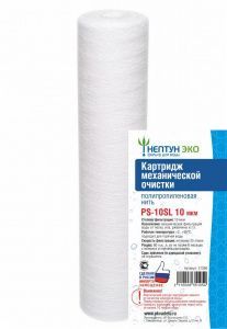 Нептун Картридж из полипропиленовой нити ЭКО PS-10SL 5 мкм