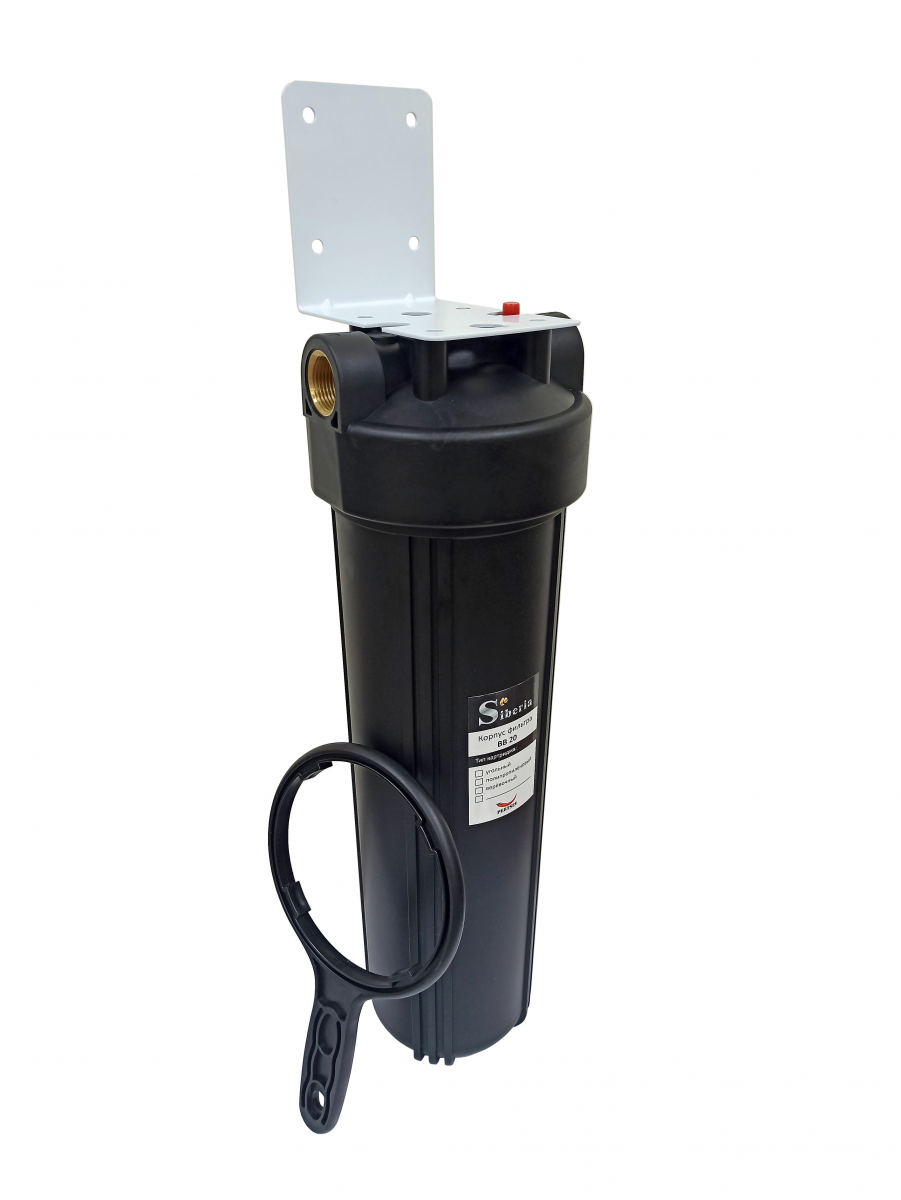 Корпус фильтра 20BB black, 1", Siberia
