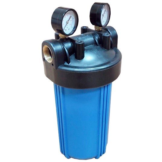 Колба фильтра Kristal Filter Big Blue 10" NТ M1", с манометрами