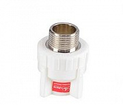 S (M) 20*3/4" муфта PPR с нар.резьбой