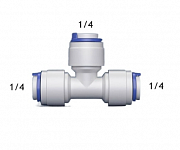 Фитинг тройник 1/4*1/4*1/4