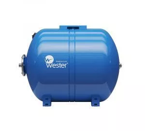 Гидроаккумулятор горизонтальный WESTER Premium WAO 100л 10 бар (к/ф из нерж.)