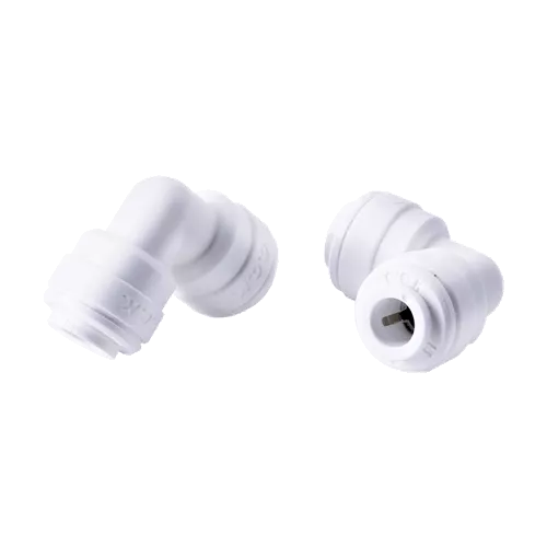 Барьер Фитинг угловой QF 1/4" -  QF 1/4"  
